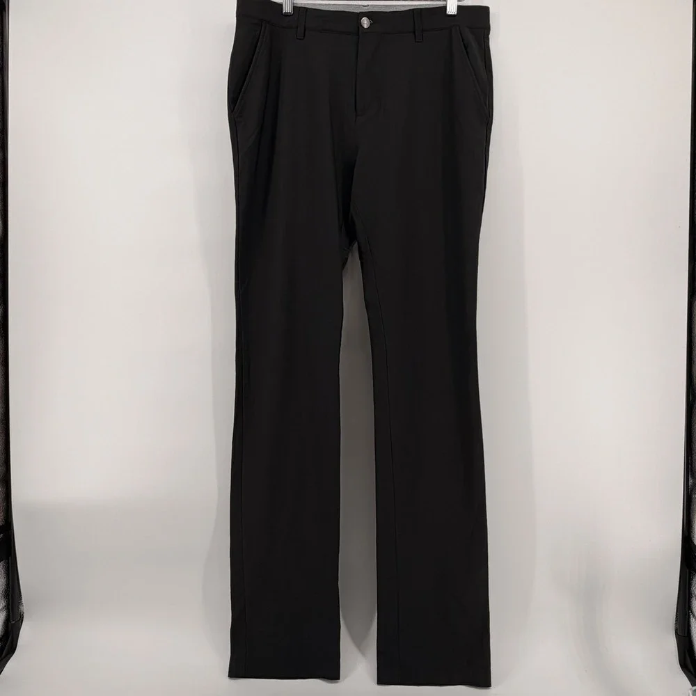 Adidas Ultimate365 Golf Pants Mens 34 x 35 Black Stretch Trousers RN88387